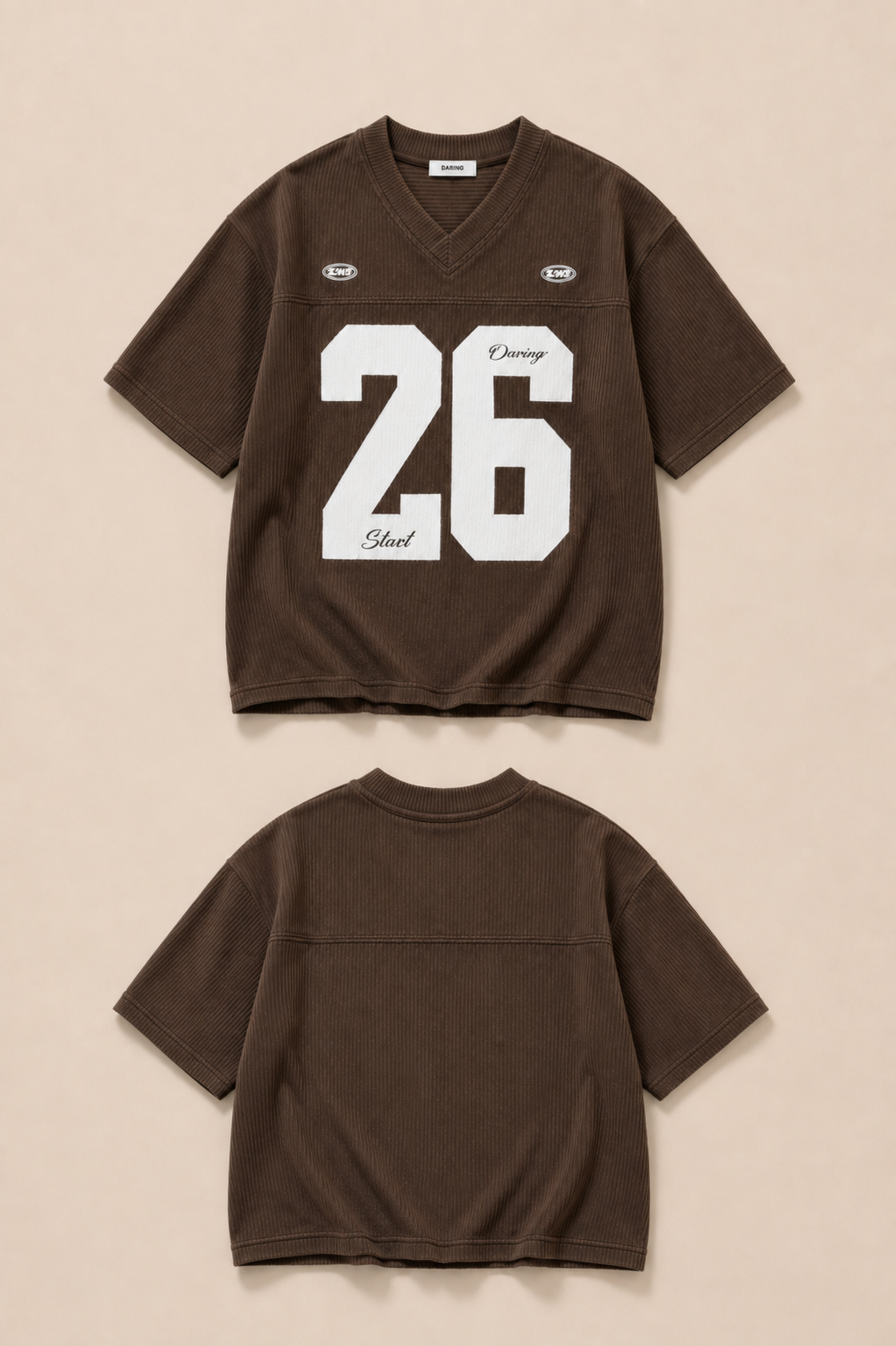 T-shirt with number print and boxy fit