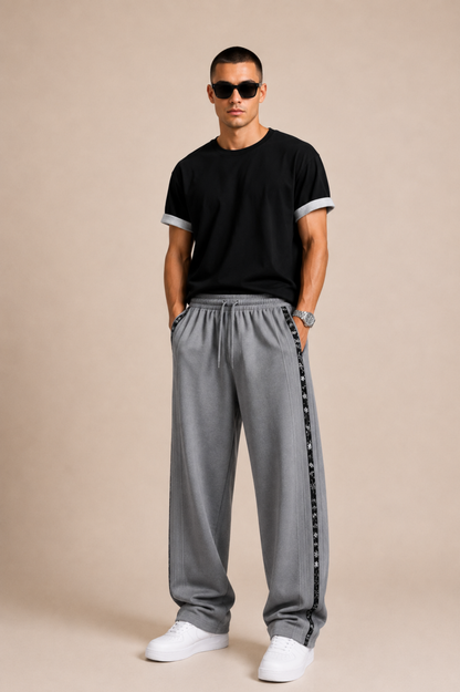 Tribal Stripe Loose Fit Trouser