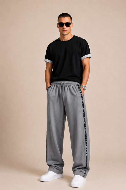 Tribal Stripe Loose Fit Trouser
