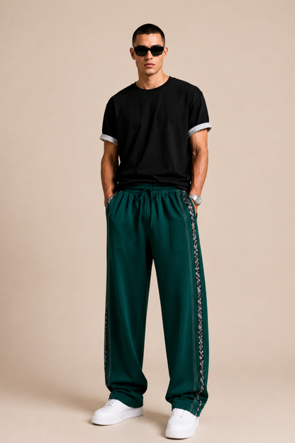 Tribal Stripe Loose Fit Trouser