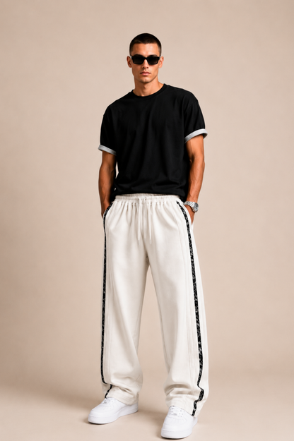 Tribal Stripe Loose Fit Trouser