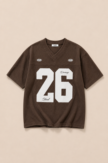 T-shirt with number print and boxy fit