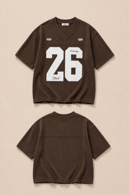 T-shirt with number print and boxy fit