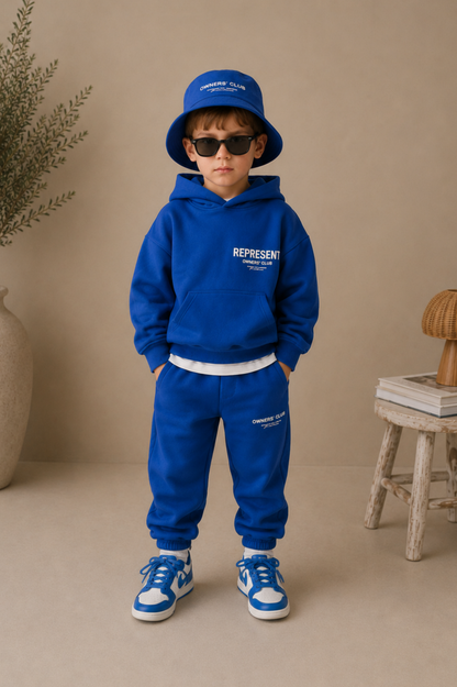 Ensemble de sweat-shirts et pantalons Bleu