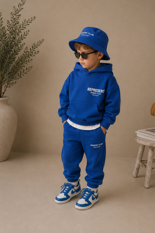 Ensemble de sweat-shirts et pantalons Bleu