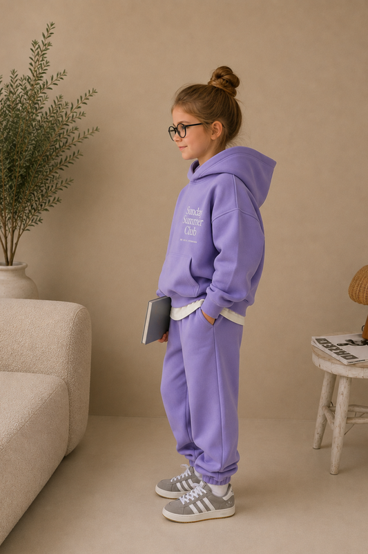Femme Ensembles Pantalon Mouve