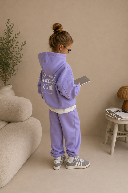 Femme Ensembles Pantalon Mouve