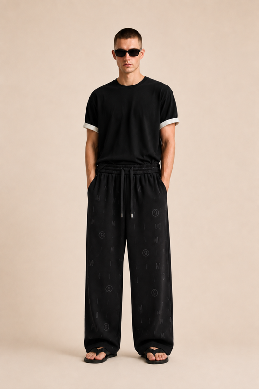 Pantalon super baggy Marron